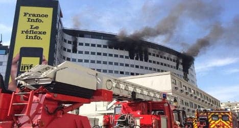 Broadcasts cut as fire ravages French radio HQ