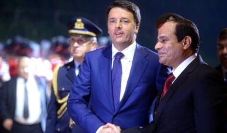 Italy hails Egypt as a 'strategic partner'