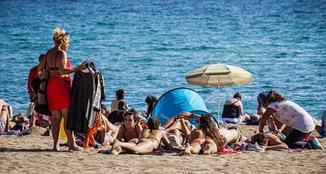 October in Barcelona: the hottest in 100 years