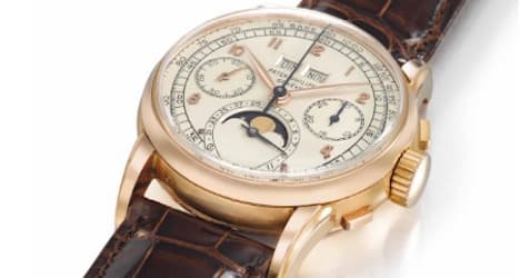 Rare Swiss watches fetch record prices