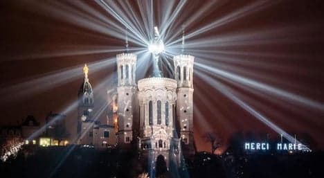 IN IMAGES: Lyon lights up for Fête des Lumières