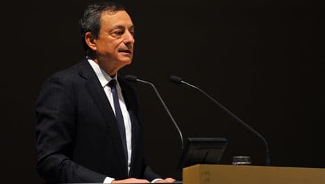 ECB's Draghi denies Italy presidential bid