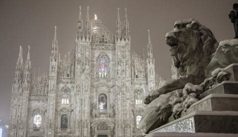 Cold snap brings heavy snow to Italy