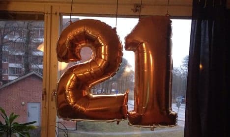 Swede's 21st balloons dubbed 'IS' propaganda