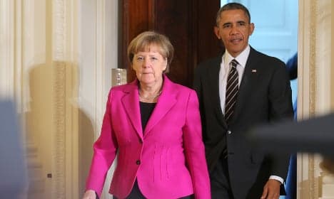 Merkel warns US of threat to peace in Europe