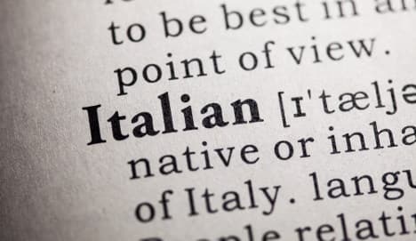 Italians 'don't love' their language
