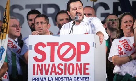 Italy's right-wing chief in bulldoze threat to Roma