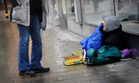 Begging ban push from Swedish opposition