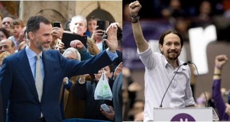 King Felipe VI given unusual gift by Podemos