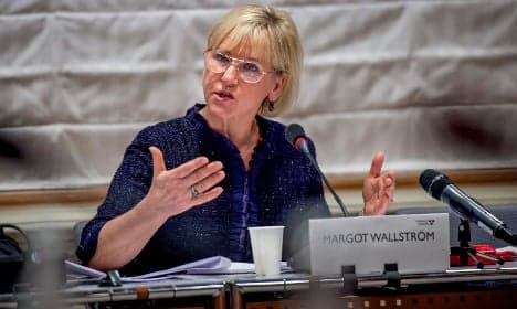 Swedish foreign minister quizzed on Palestine