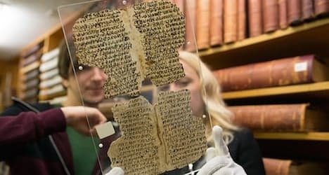 Ancient papyrus texts found in Basel uni library