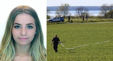 Huge police hunt for missing Swedish teen