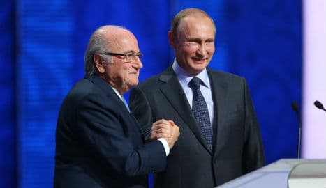Blatter should win Nobel Peace Prize: Putin