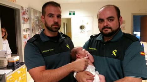 Hero cops save newborn baby dumped in trash
