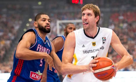 Berlin hotel extends beds for basketball giants