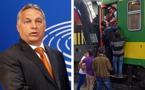 Hungary says refugees are 'German problem'