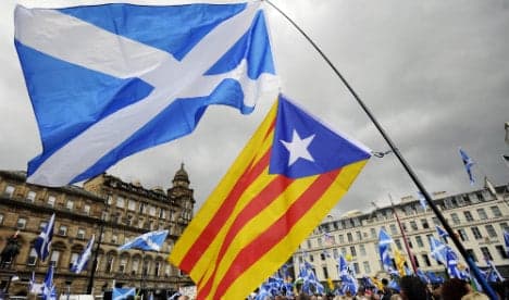 Scottish and Flemish nationalists welcome Catalan separatist victory