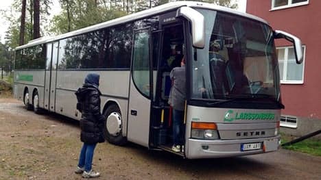 Refugees refuse beds at Swedish holiday park
