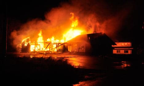 Two charged for Norway asylum centre fire