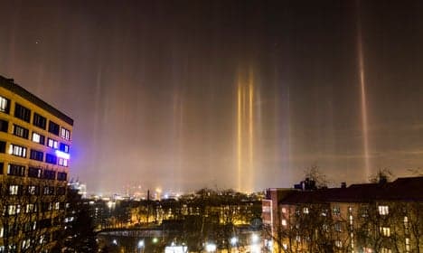 Rare light phenomenon spotted in Oslo skies