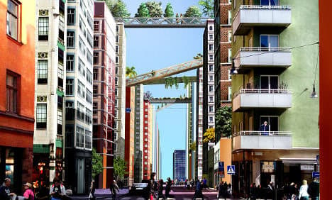 'Sky path' flats could transform Stockholm