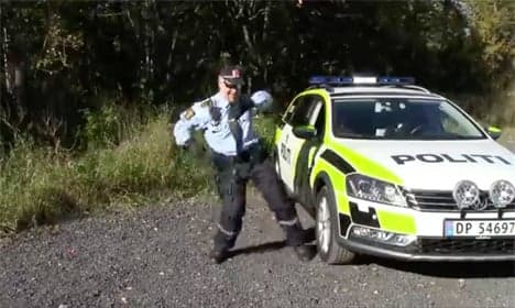Norwegian cop dances like a boss to Rihanna