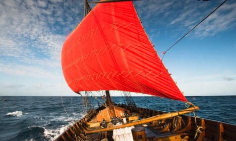 All aboard! Nordic Viking ship ready for Atlantic voyage