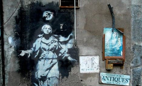 Banksy's Naples Madonna placed under protection