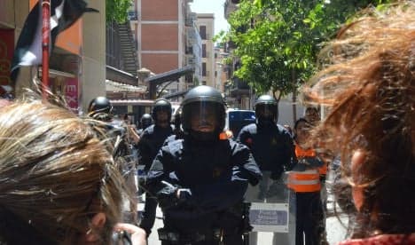 How a quiet Barcelona block became a hotbed of protests