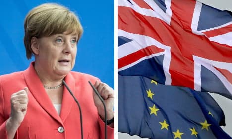 Stay in EU and keep your influence, Merkel tells Brits