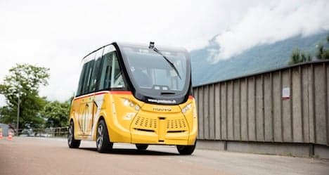 Self-driving shuttles premiere in Sion