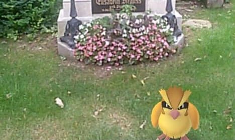 Cemetery asks Pokémon players to hunt 'piously'