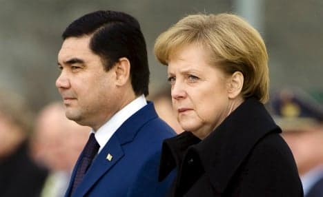 Merkel urged to address Turkmenistan rights record