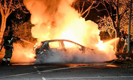 Furious fireman lashes out at Malmö car arsonists