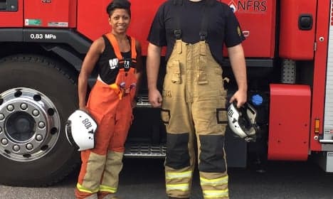 Don't let size fool you! Meet Sweden's tiniest firefighter