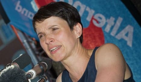 AfD's Petry bashes 'Mutti Merkel' over childlessness
