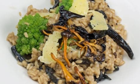 Impress guests with this Swedish mushroom risotto