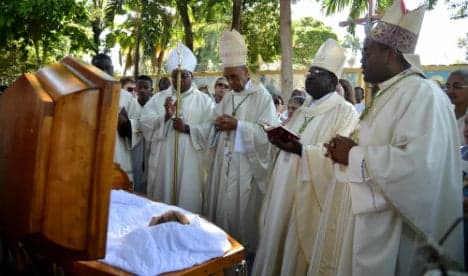 Throngs mourn Spanish nun gunned down in Haiti