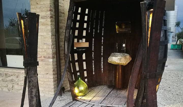 The first 'wine fountain' just opened in Italy - and it's free