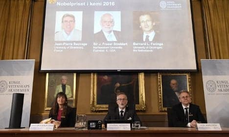 BLOG: Sweden's Nobel Prize in Chemistry 2016