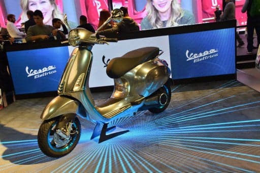 Italy's iconic Vespa goes electric