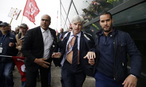Three ex-Air France staff found guilty in shirt-ripping trial