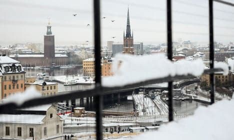 Stockholm had its snowiest November day in 111 years