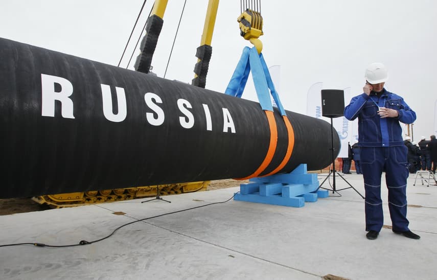 Russian pipeline creates uncertainty on Swedish island