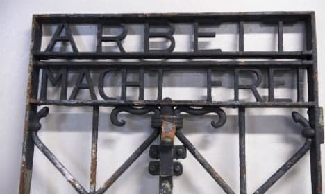 Stolen Dachau camp gate found in Norway