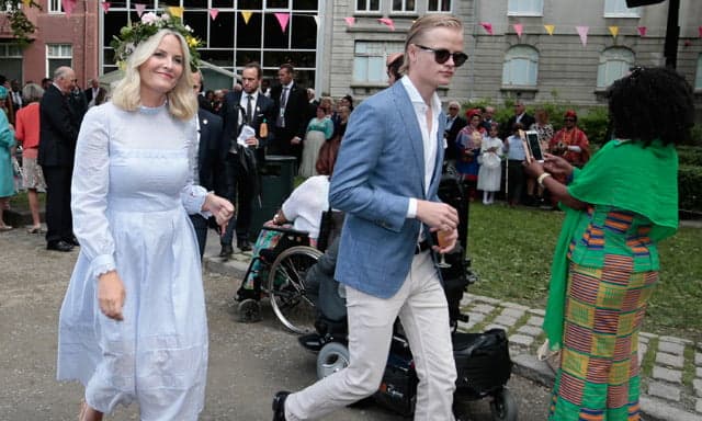 Norway’s Crown Princess: Leave my son alone!