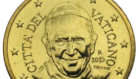 Pope Francis' image taken off Vatican Euro coins