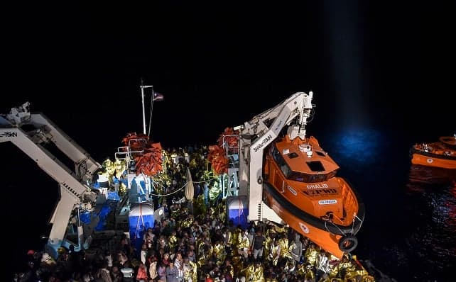Italian rescuers saved 1,500 people in the Med this weekend