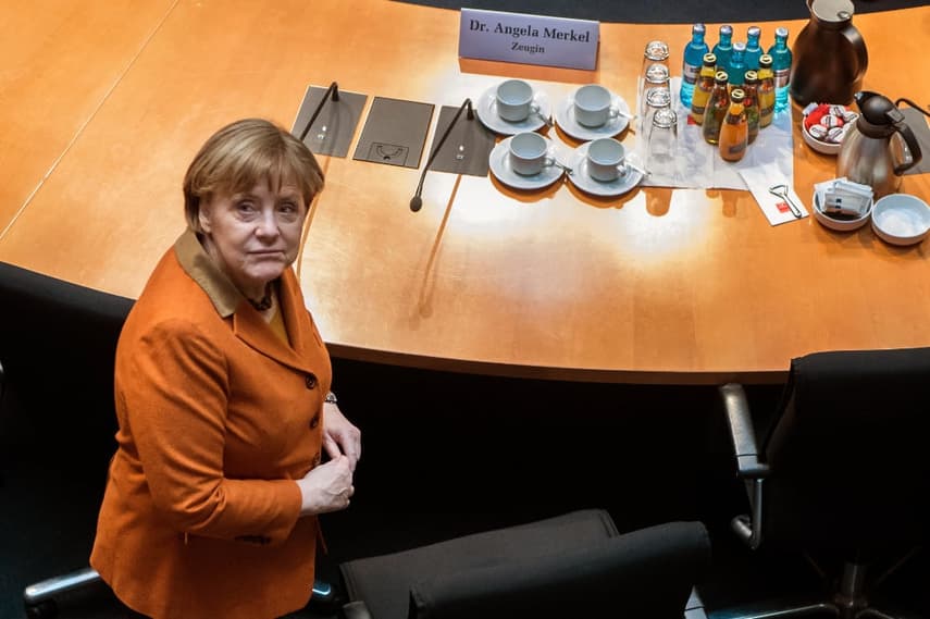Merkel tells NSA committee she didn't know Germany spied on allies