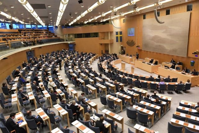 Swedish parliament holds its first war drill in two decades